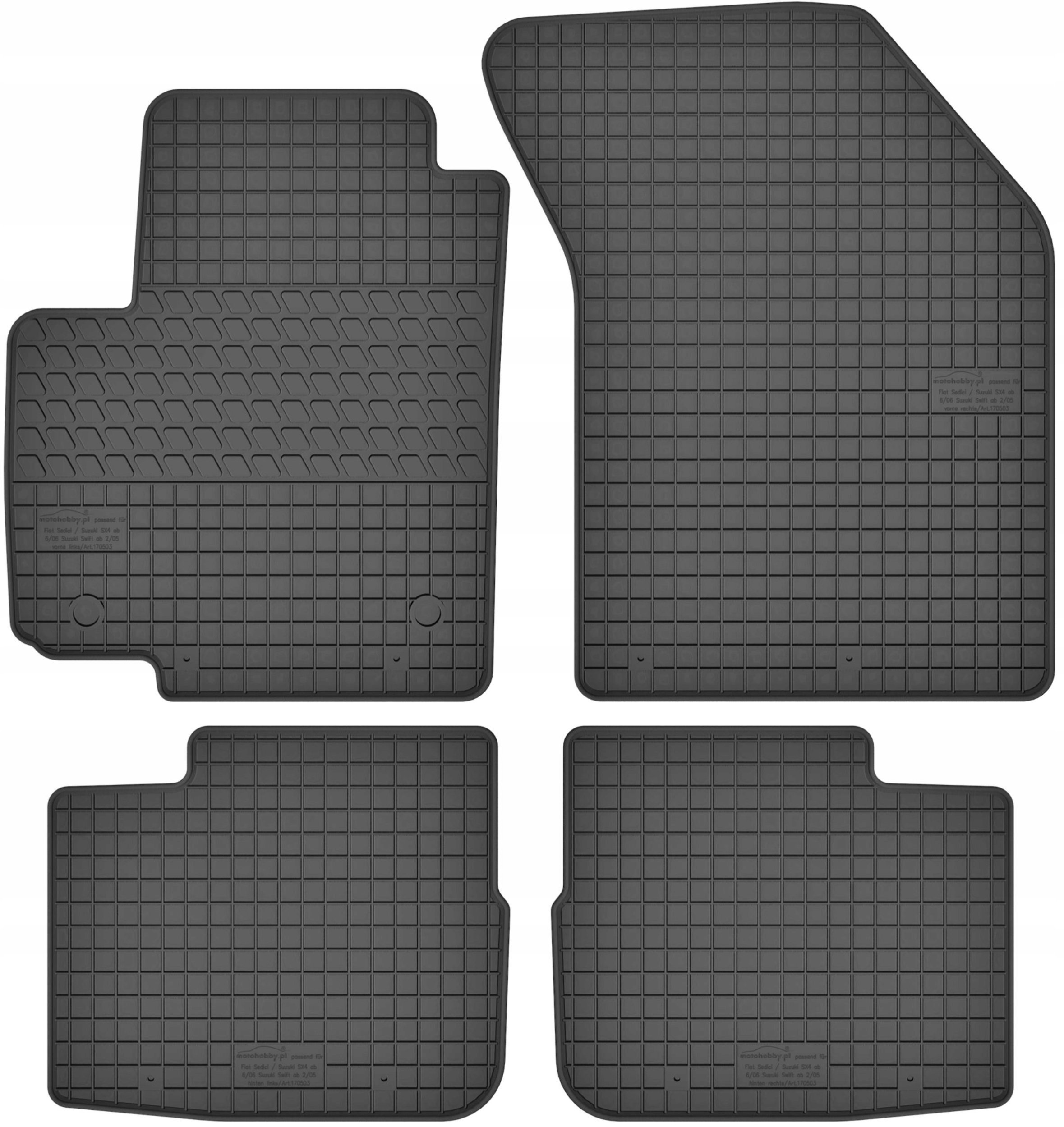 Dywaniki gumowe do Suzuki Swift III (05-10)