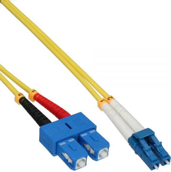 InLine InLine Fiber Optical Duplex Cable, LC/SC, 9/125µm, OS2, 7.5m