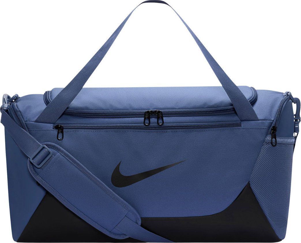 Nike Torba sportowa treningowa podróżna Nike Brasilia S niebiesko-czarna IB4394 491