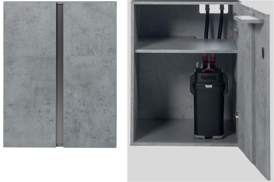 Fluval Szafka do zestawu Siena 160, beton, 55 x 55 x 73 cm