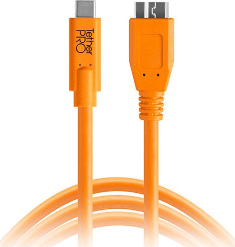 Zdjęcia - Kabel Tether Tools USB-C - 4.6 m Pomarańczowy  (TET-CUC3315-ORG)