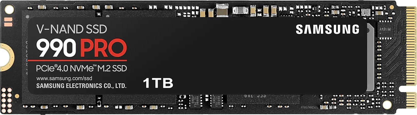 Dysk SSD Samsung 990 PRO 1TB M.2 2280 PCI-E x4 Gen4 NVMe (MZ-V9P1T0BW)