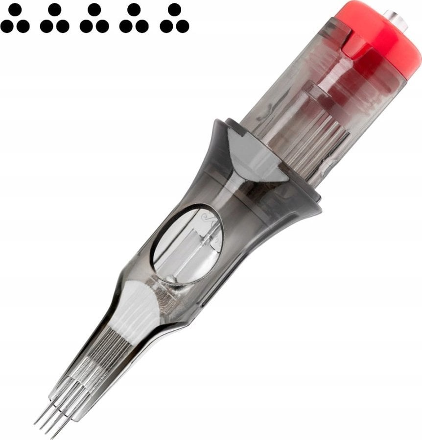 Activeshop Cartridge do tatuażu El Cartel V2 - 0.25 3RLX 5 Long Taper 10 szt.