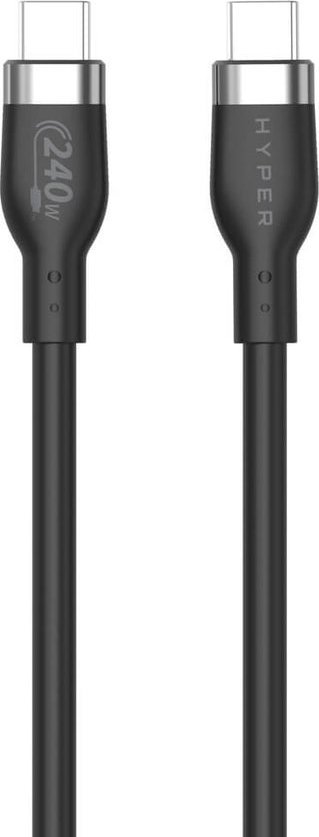 Kabel USB HyperDrive USB-C - USB-C 1 m Czarny (HJ4001BKGL)