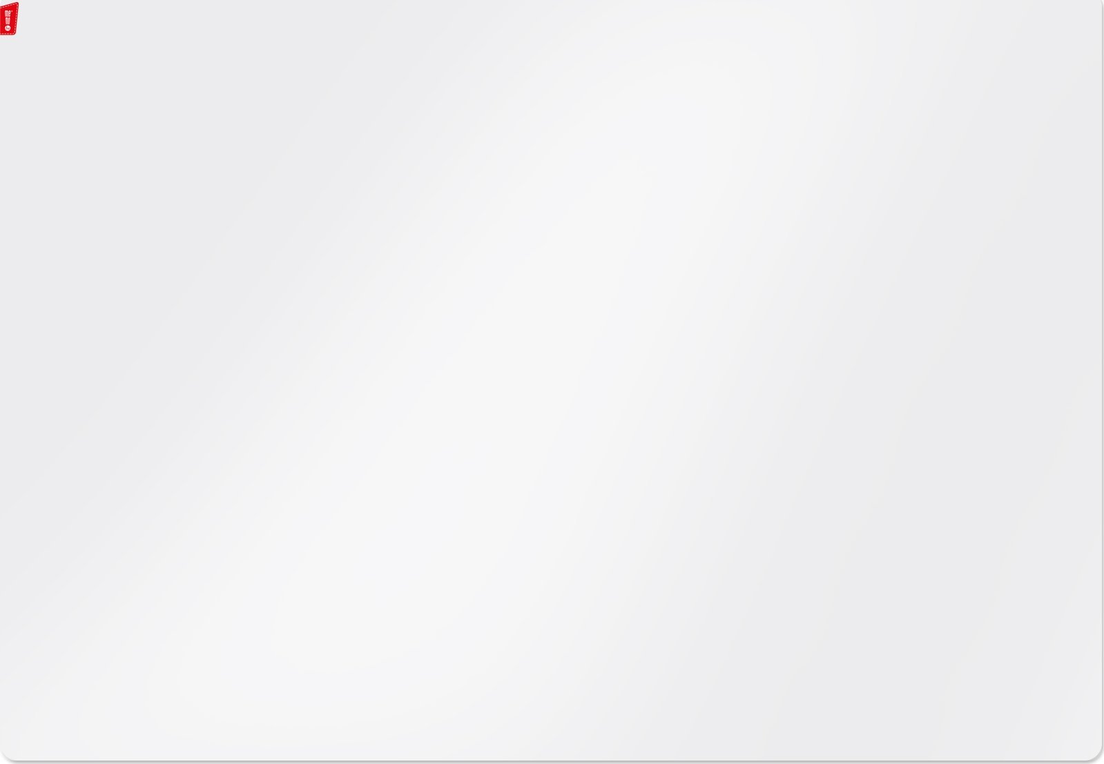 Podkładka MemoBe biała (MMA070050.77)