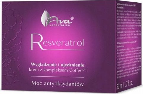 AVA LABORATORIUM_Resveratrol wygładzenie i ujędrnienie krem z kompleksem Coffee Up 50ml