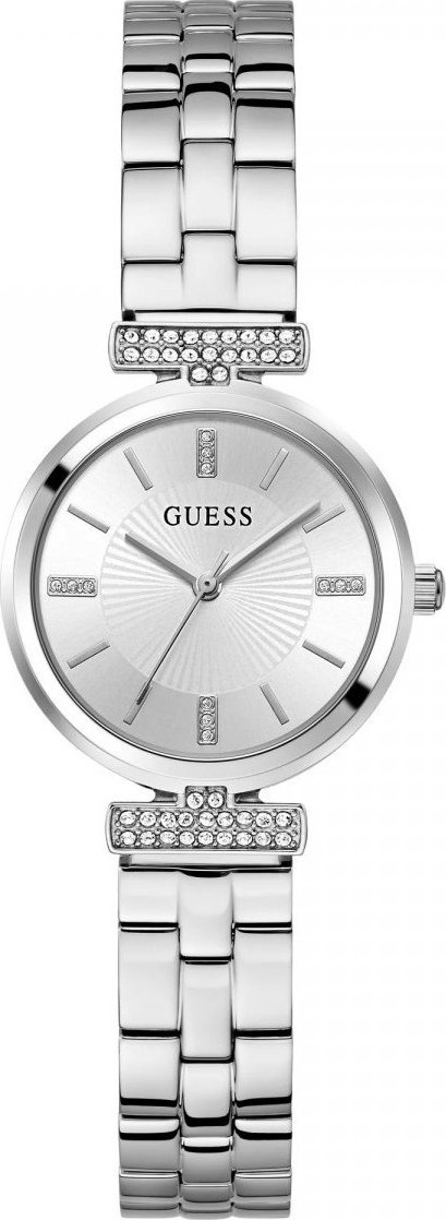Zegarek Guess Zegarek damski Guess GW0762L1 CYRKONIE srebrny