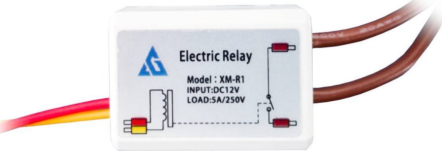 MPL Power XM-R1-WP: Relay, DC12V/40mA, 5A/250V, waterproof