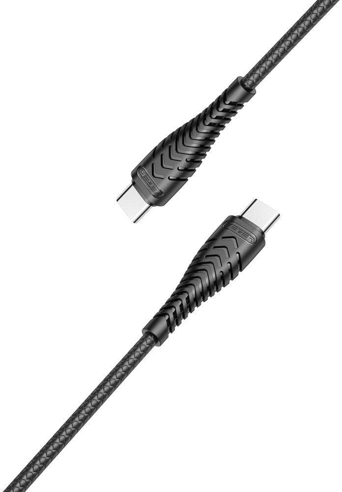Kabel USB Veger USB-C - USB-C 1.2 m Czarny