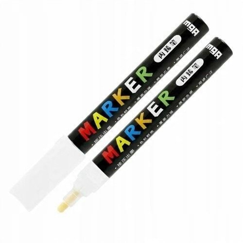 MG Marker akrylowy 1-2mm biały (6szt) M&G