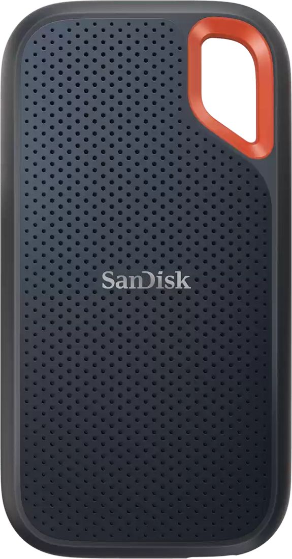 Dysk zewnętrzny SSD SanDisk Extreme Portable V2 4TB Czarno-pomarańczowy (SDSSDE61-4T00-G25)
