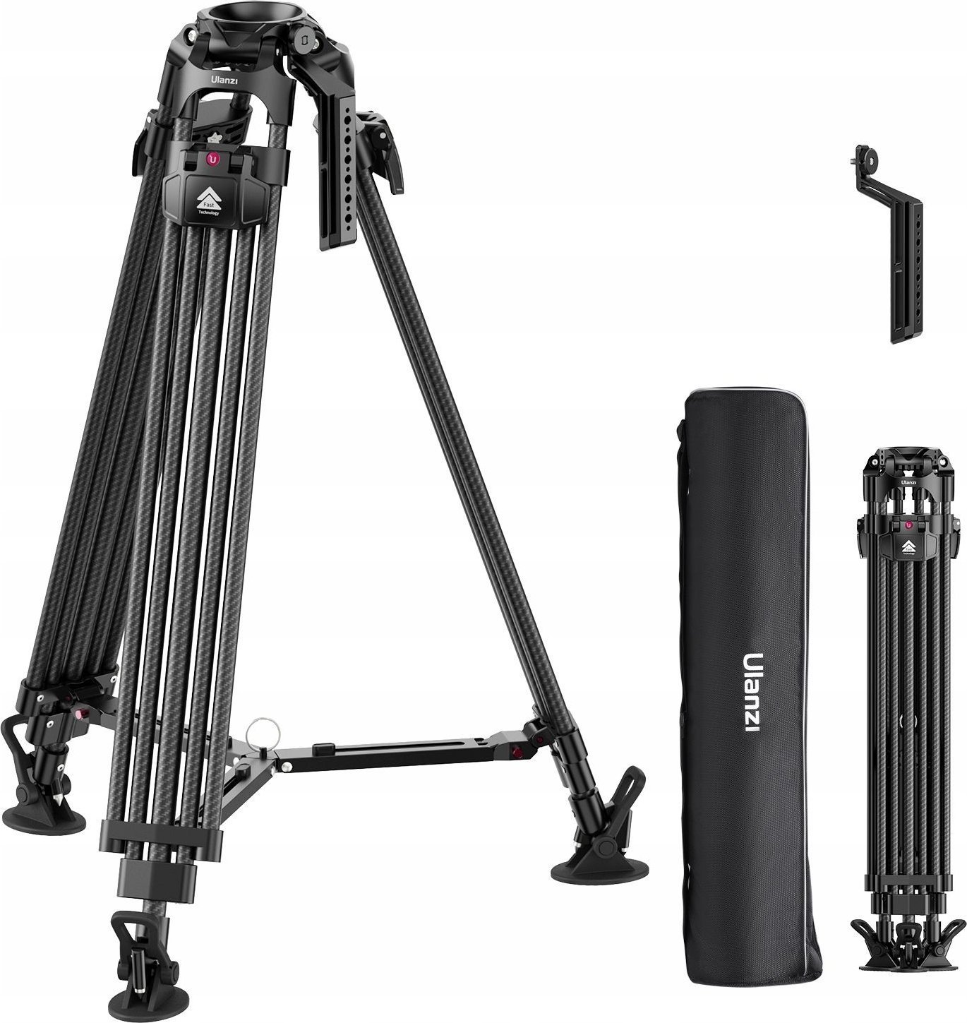 Statyw Ulanzi Profesjonalny STATYW do Filmowania VIDEO 25kg 149.5cm BOWL 75mm / Ulanzi / T047