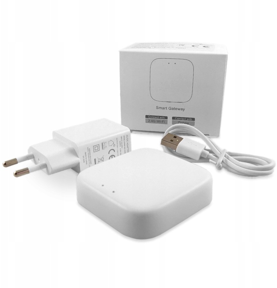 Bramka Wi-Fi Zigbee Smart Home Tuya Inteligentny Dom + Ładowarka USB 5V
