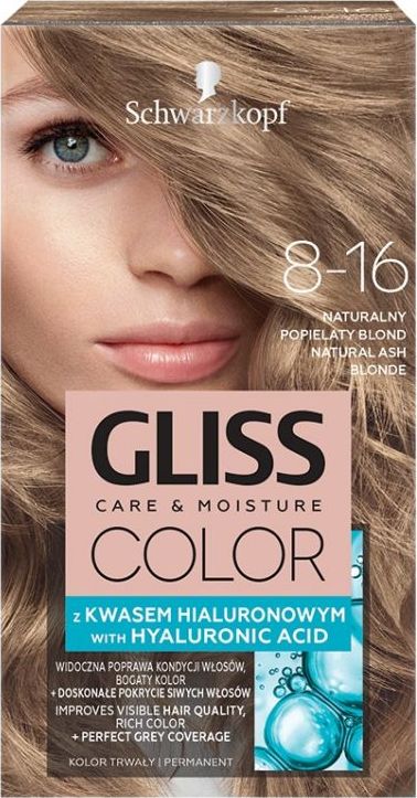Schwarzkopf Krem koloryzujący do włosów Gliss Color 8-16