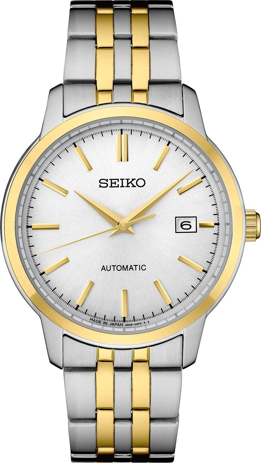 Zegarek Seiko Zegarek męski Seiko SRPH92K1 srebrny