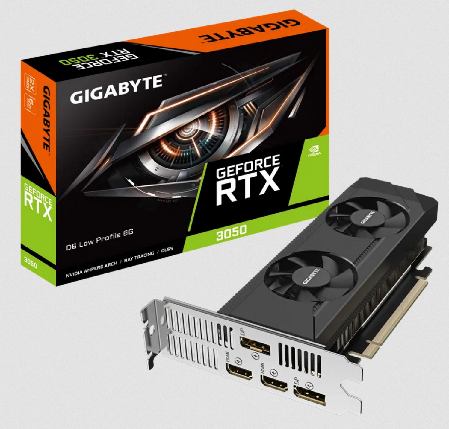 Karta graficzna Gigabyte VGA PCIE16 RTX3050 6GB GDDR6/GV-N3050D6-6GL GIGABYTE