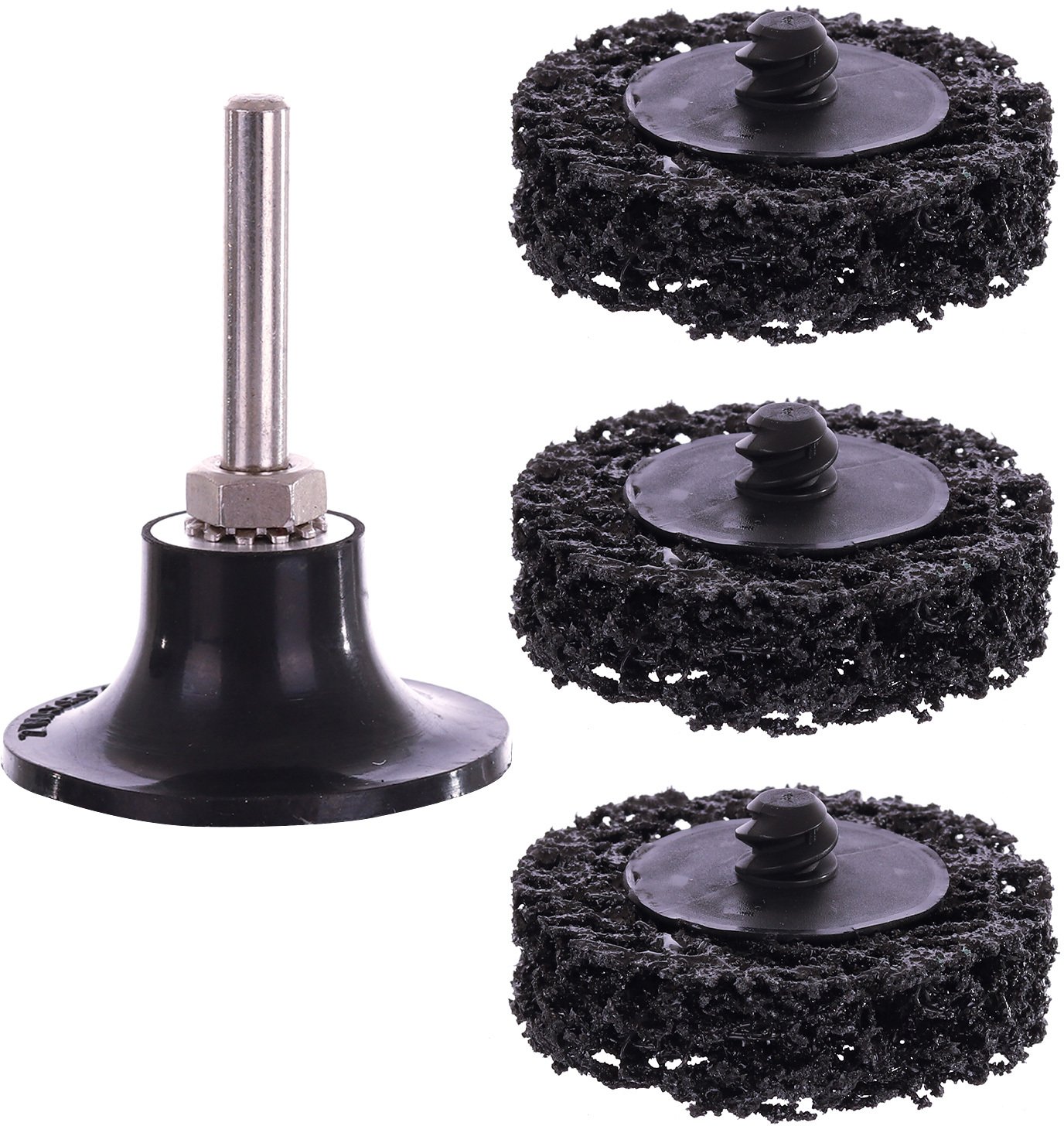 Geko Zestaw SP-52 4cz. krążki 50mm włóknina do usuwania farby i rdzy (5902553741018)