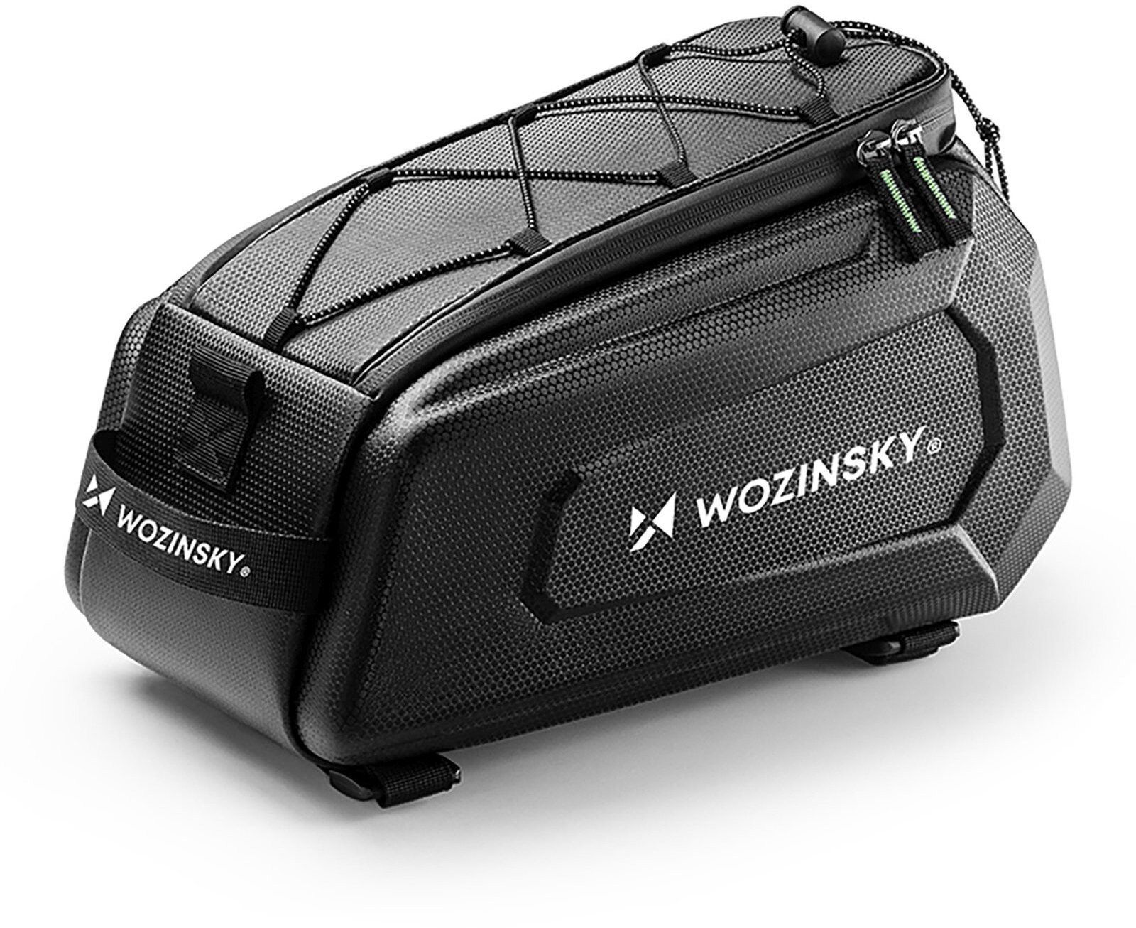 Wozinsky Sakwa torba rowerowa o sztywnej konstrukcji na bagażnik 9l - czarna Sakwa torba rowerowa o ...