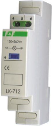 F&F Lampka modułowa 1-fazowa zielona 30-130V AC/DC (LK-712G 30-130V)