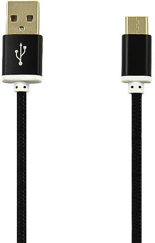 Kabel USB Prolink USB-A - USB-C Czarny (017804)
