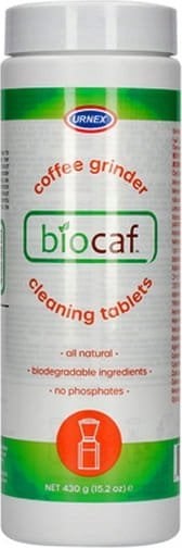 Urnex Biocaf coffee grinder cleaning tablets 430g