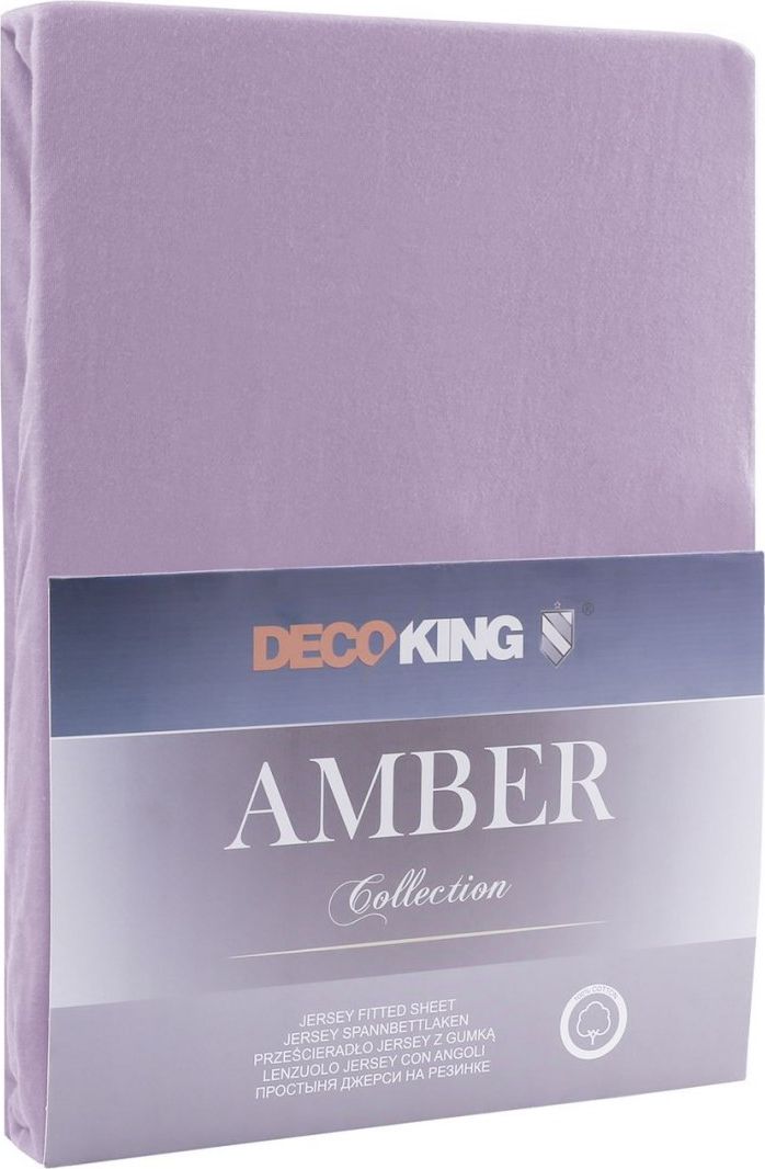 Decoking DecoKing PRZEŚCIERADŁO Z GUMKĄ LAVENDERPURPLE 120-140x200+30