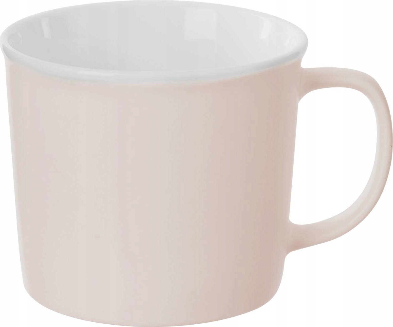 Secret de Gourmet Kubek porcelanowy z uchwytem NATURE* 380 ml jasnoróżowy