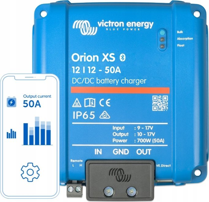 Ładowarka Victron Energy Ładowarka akumulatorów Orion XS 12/12-50A DC-DC