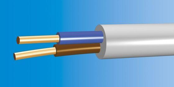 NKT Cables Przewód elektroenergetyczny YDY 2x2,5mm 750V biały