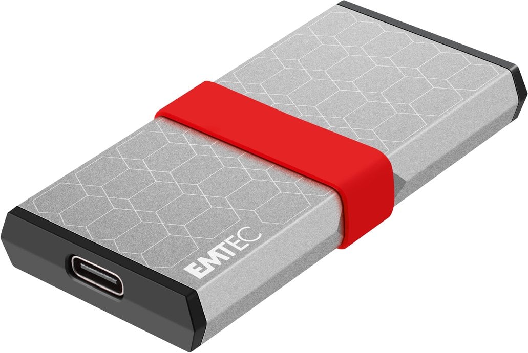 Dysk zewnętrzny SSD Emtec X205 512GB Srebrny (ECSSD512GX205)