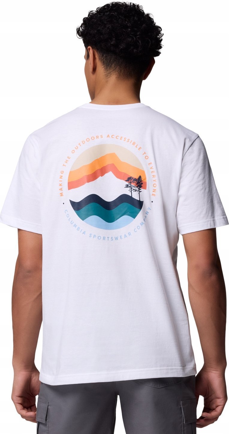 Columbia Kettle River Outdoor Tee 2120411101 białe L