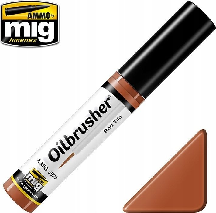 Vallejo Ammo: Oilbrusher - Red Tile (10 ml)