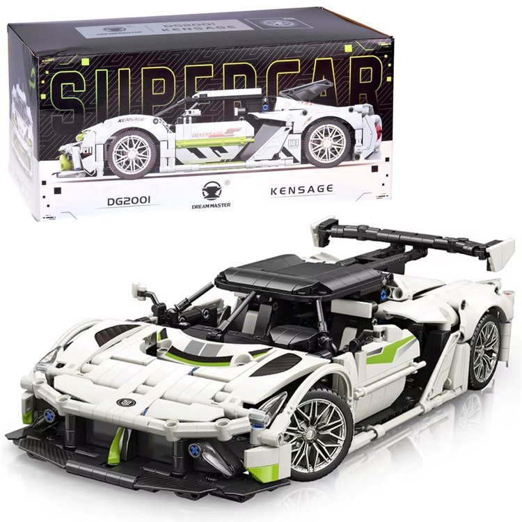 Klocki techniczne 2w1 auto sportowe statek kosmiczny 1091ele ZA5731 EDUKAMP