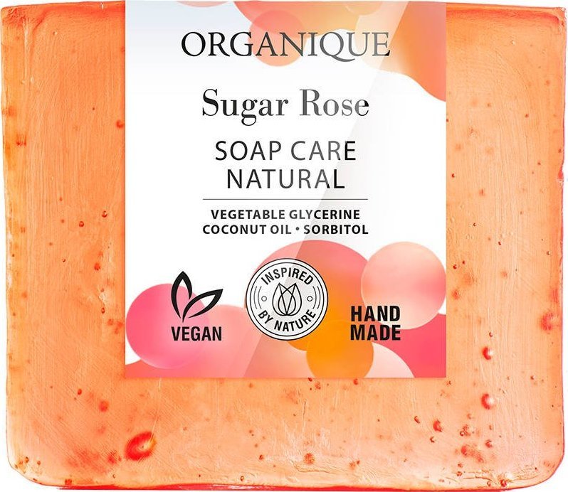 Organique ORGANIQUE Mydło pielęgnujące Sugar Rose 100g