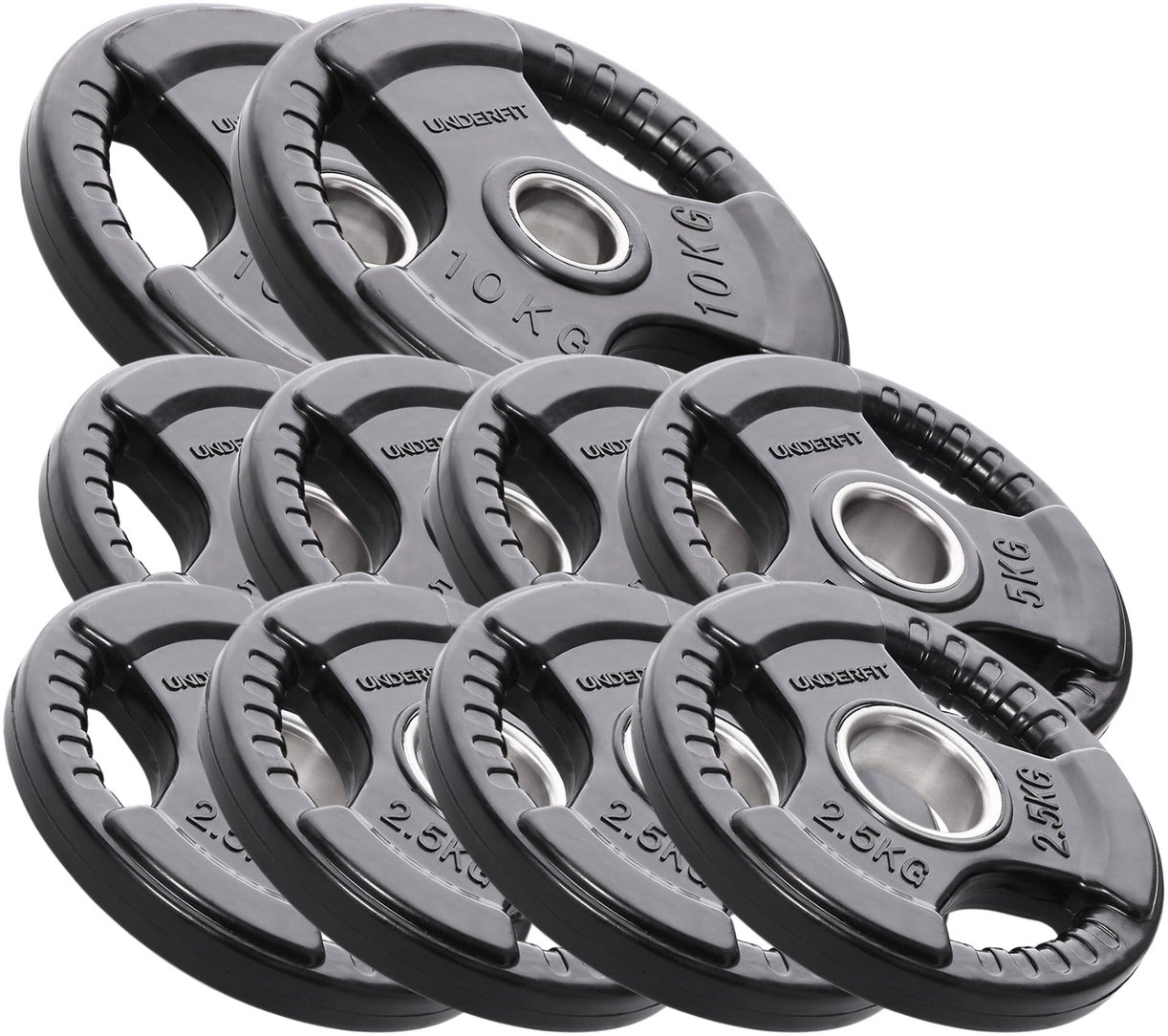 UnderFit Zestaw obciążeń olimpijskich 50 kg UF11581 UNDERFIT