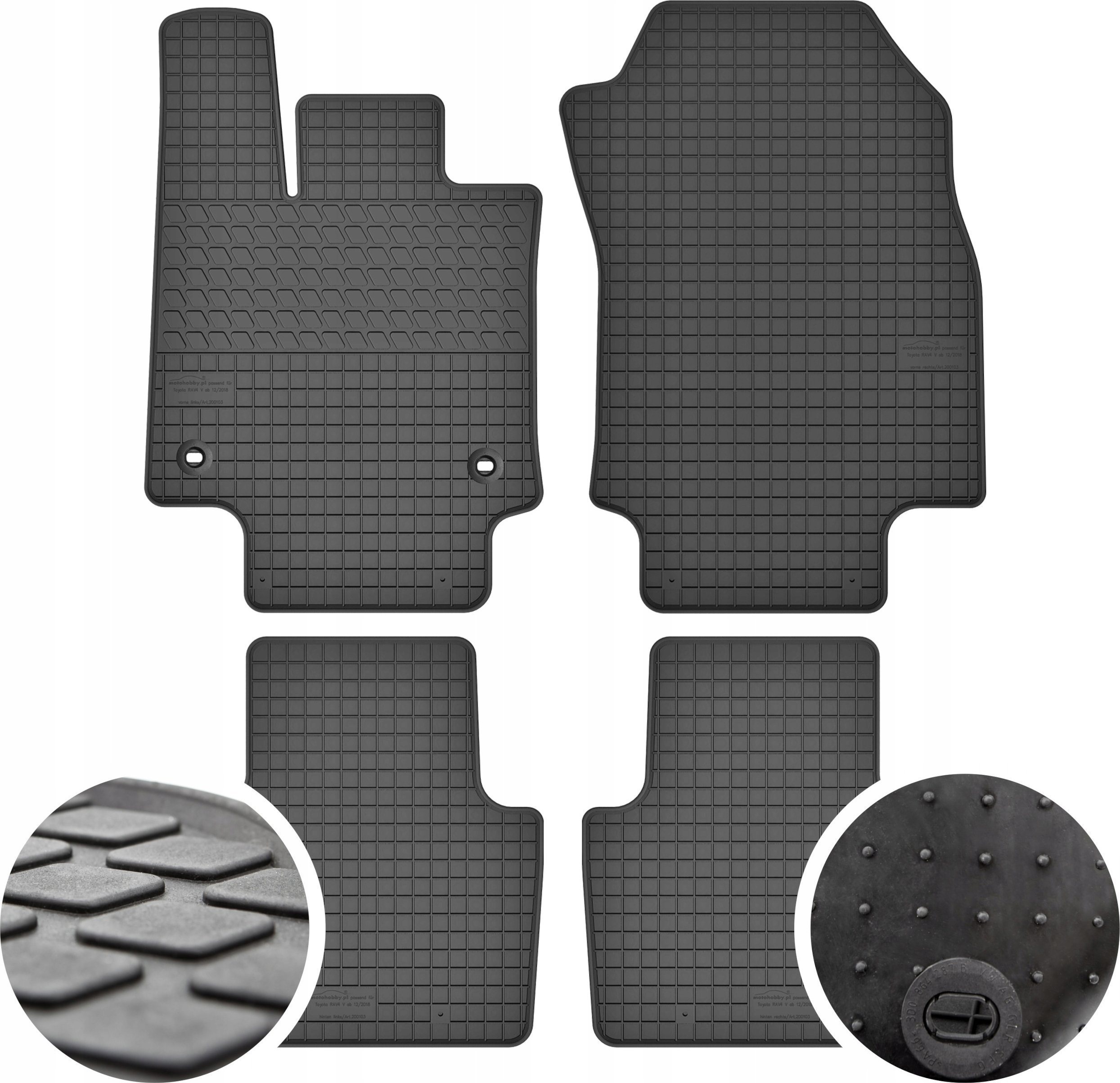 Auto Comfort Dywaniki gumowe do Toyota RAV4 V
