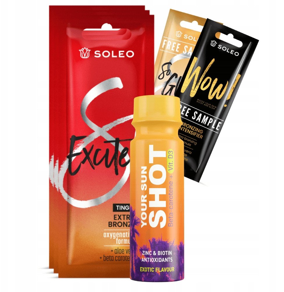 Soleo Excited 3x15ml Bronzer Rozgrzewający Z Efektem Tingle