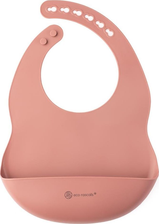ECO RASCALS ECORASCALS* Śliniak silikonowy ROSE one size