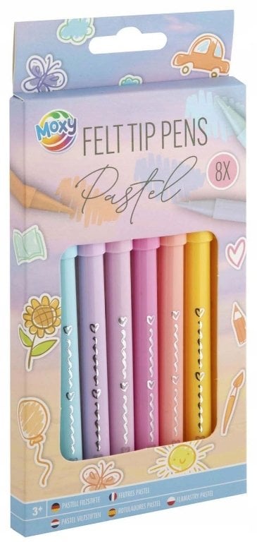Keyroad CCG flamastry pastelowe 8szt 150132 41534