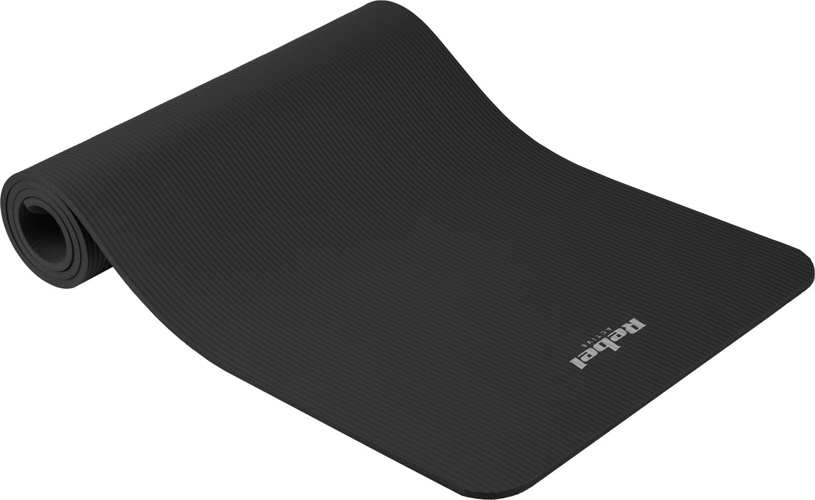 Rebel Active Mata treningowa RBA-3151 183 cm x 61 cm x 1.5 cm czarny