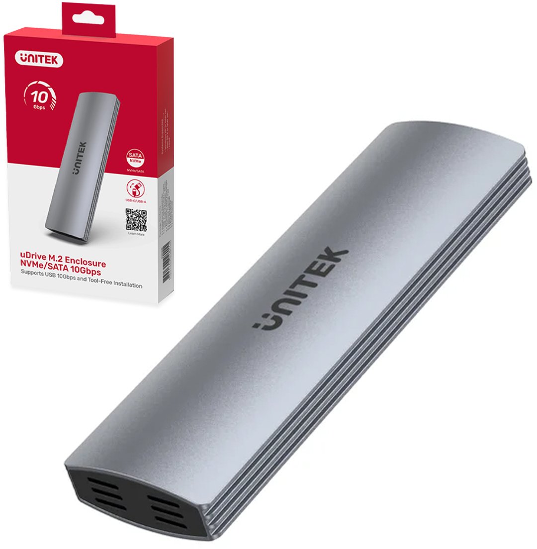 Kieszeń Unitek M.2 NVMe/SATA 10Gbps S1230A