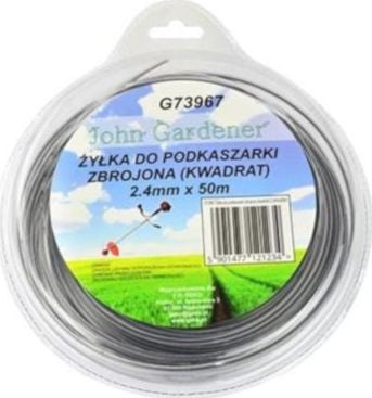 Geko Żyłka do podkaszarki zbrojona kwadratowa 2,4mm x 50m (G73967)