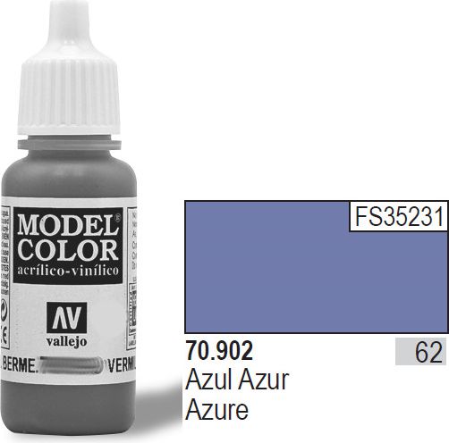 Vallejo Farba Nr62 Azure Matt 17ml - 70902