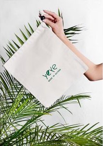 Yeye Woreczek na strój na saunę w 100% bawełna Ecru