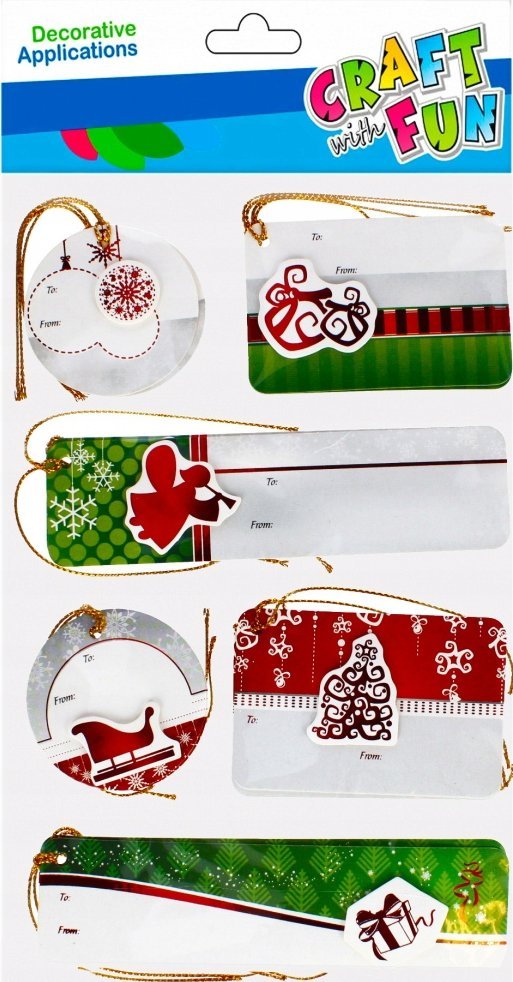 Craft with Fun BILECIK PREZENT CF BN 12SZT 3D PBH 12/288