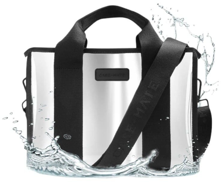Casemate Case-Mate Mini Travel Tote Bag - Wodoodporna torba na ramię (Silver Chrome)