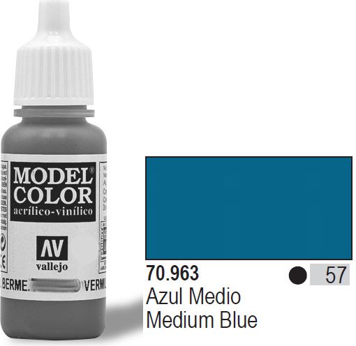 Vallejo Farba Nr57 Medium Blue Matt 17ml - 70963