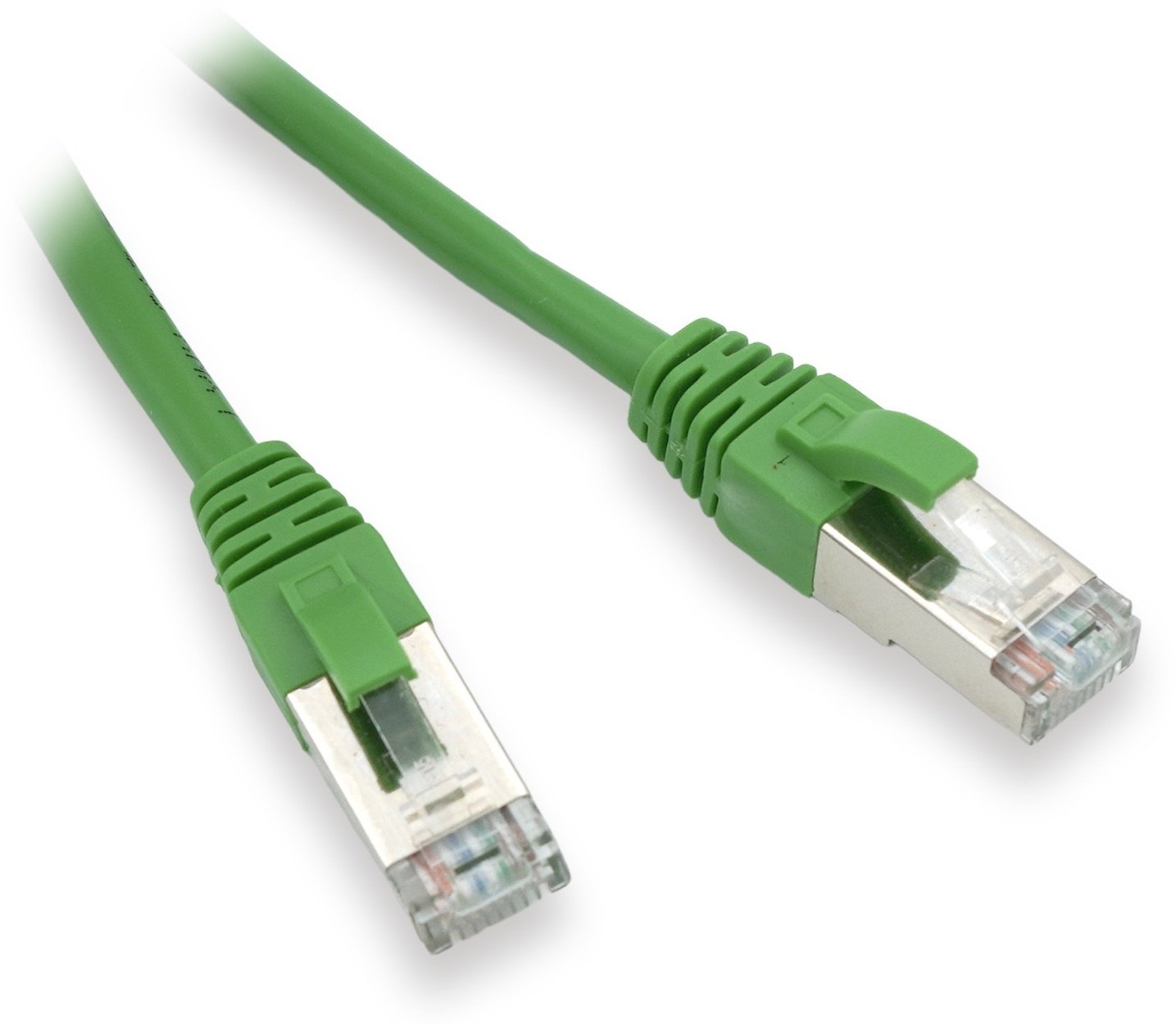 Lynx CS Patchcord, Cat 5e, FTP, PVC, CCA, 10m, zielony (LX-FTP5E-100-GREEN)