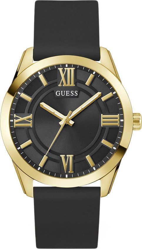 Zegarek Guess Zegarek męski Guess GW0894G2 czarny