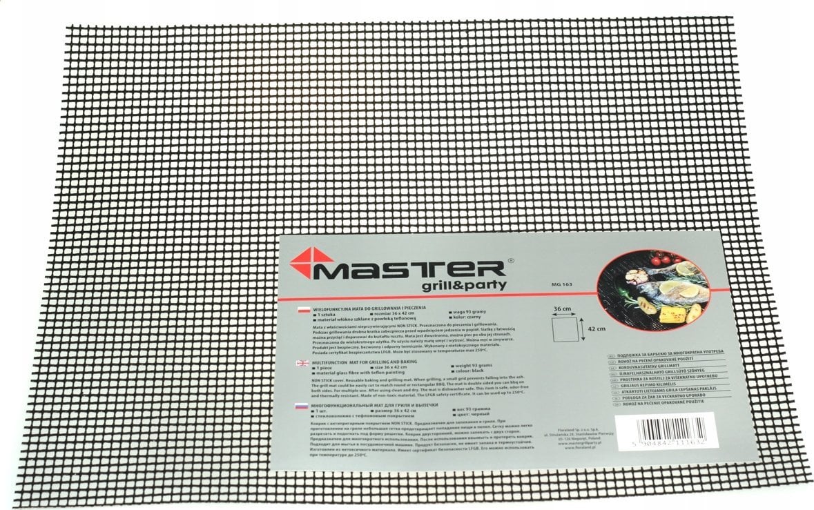 Master Grill & Party MASTER GRILL SIATKA DO PIECZENIA I GRILLOWANIA 36x42cm